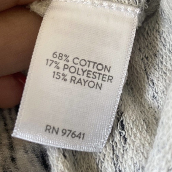 Pure J Jill Shirt Womens Medium Petite Gray Oversized Knit‎ Relaxed Lounge - Picture 8 of 10